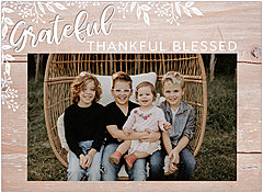 Select a verse or write your own. Grateful Photo Card D1699U-4B